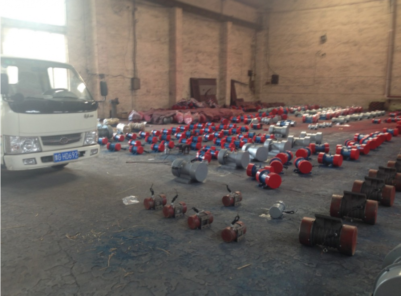 振動電機發(fā)貨現(xiàn)場